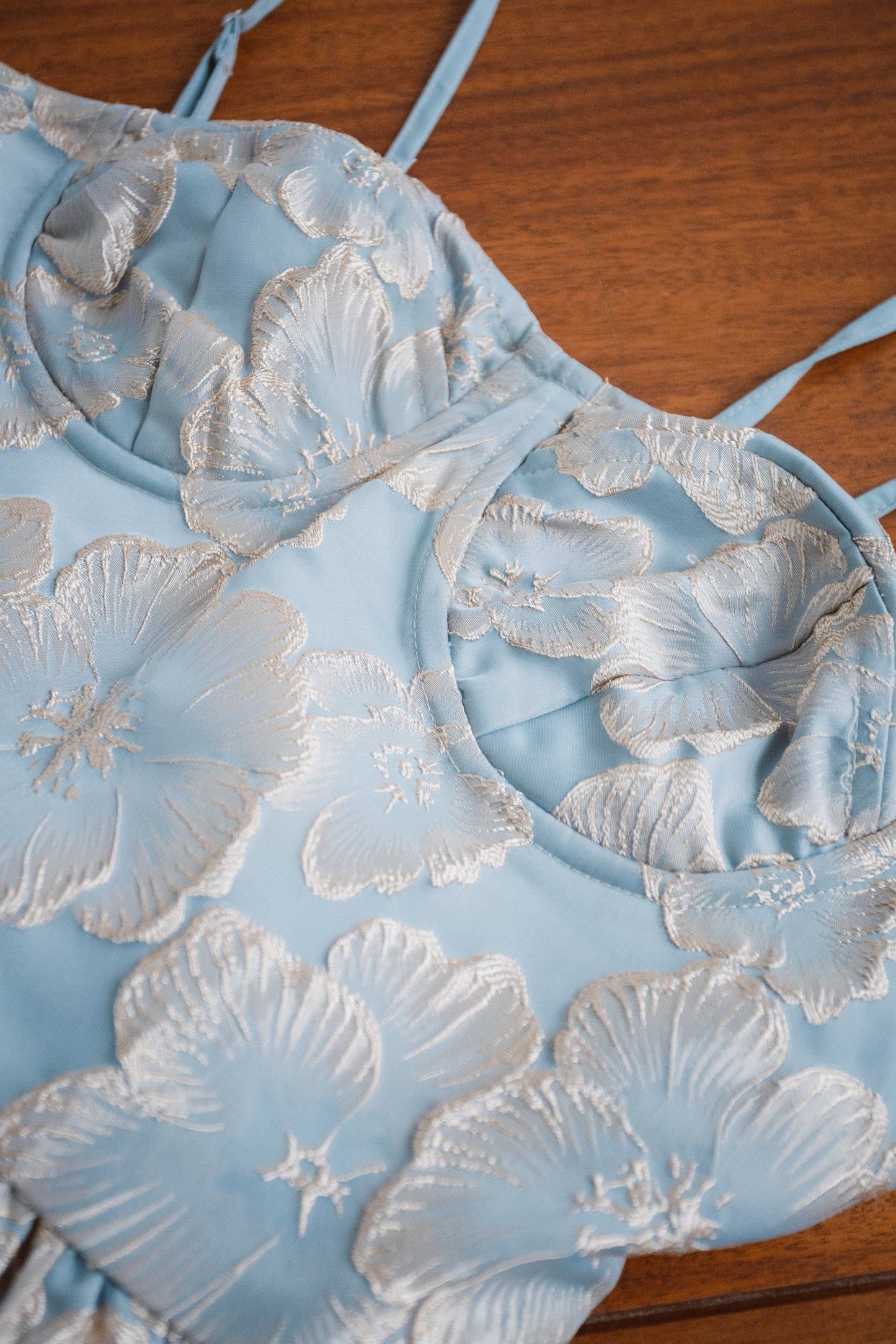 DIGMAJE FLOWER BUSTIER DRESS