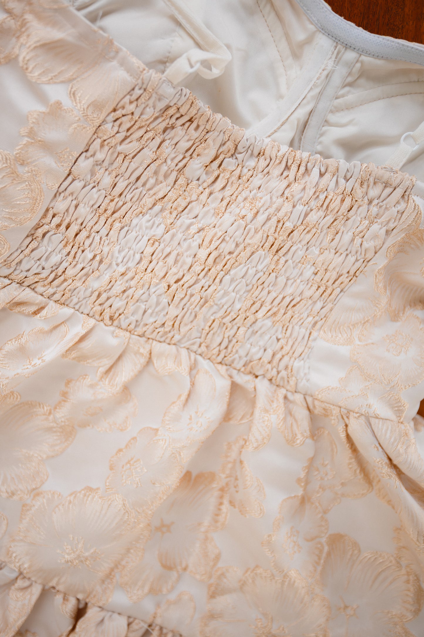 DIGMAJE FLOWER BUSTIER DRESS